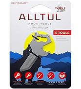 KeySmart AllTul Wolf - 5-in-1 Everyday Carry Multi-Purpose Keychain Multitool with Bottle Opener,...