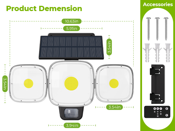solar motion sensor light