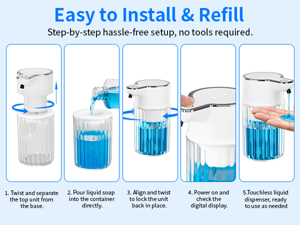 liquid dish soap dispenser for kitchen