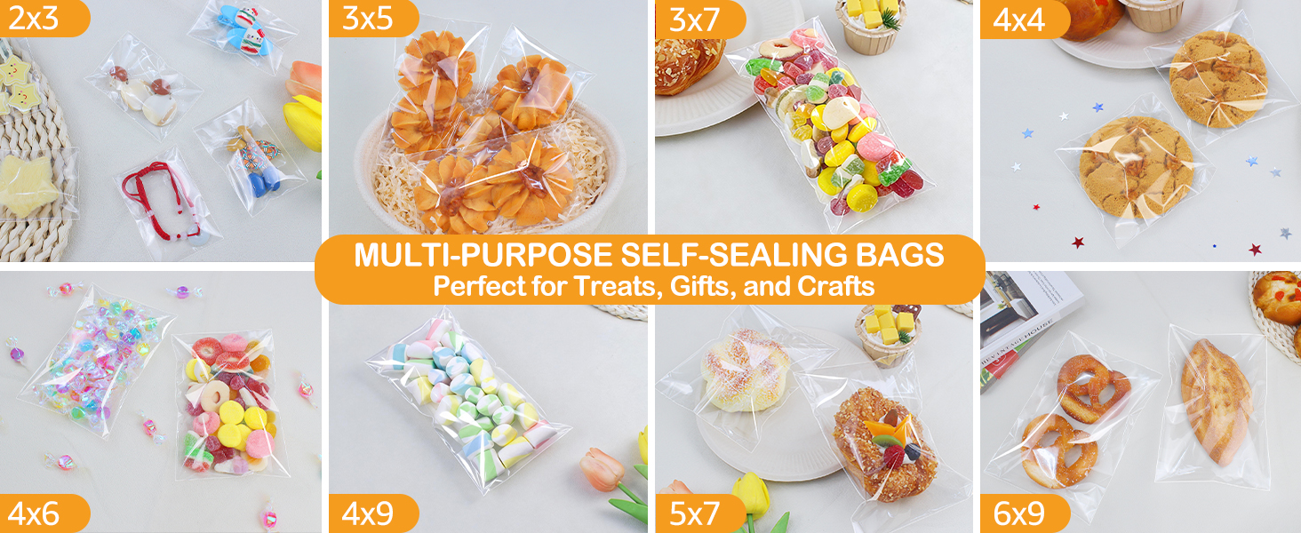 cookie bags with seal