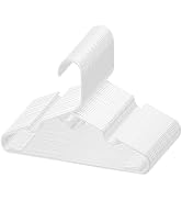 trusir Kids Hangers 60 Pack - 11.5 Inch Toddler Hangers for Closet - Infant for Closet Baby Cloth...