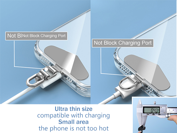 Metal Phone Tether Tab