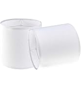 Samll Lamp Shades Set of 2 Drum White Texture Lampshades for Table Lamps Wall Lamps-10