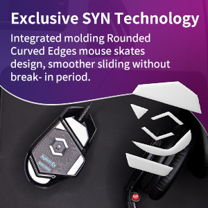 Rounded Curved Edges Mouse feet Gaming Mouse Skates