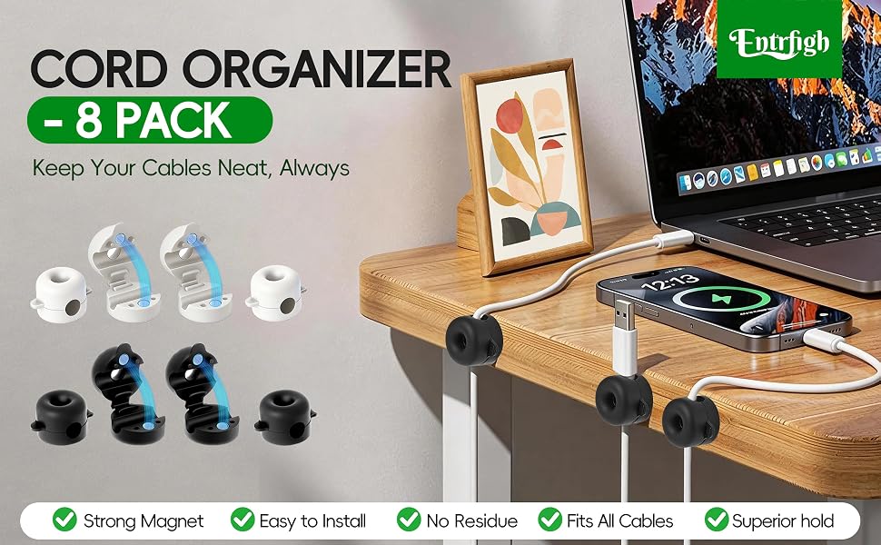 Magnetic Cable Management Clips