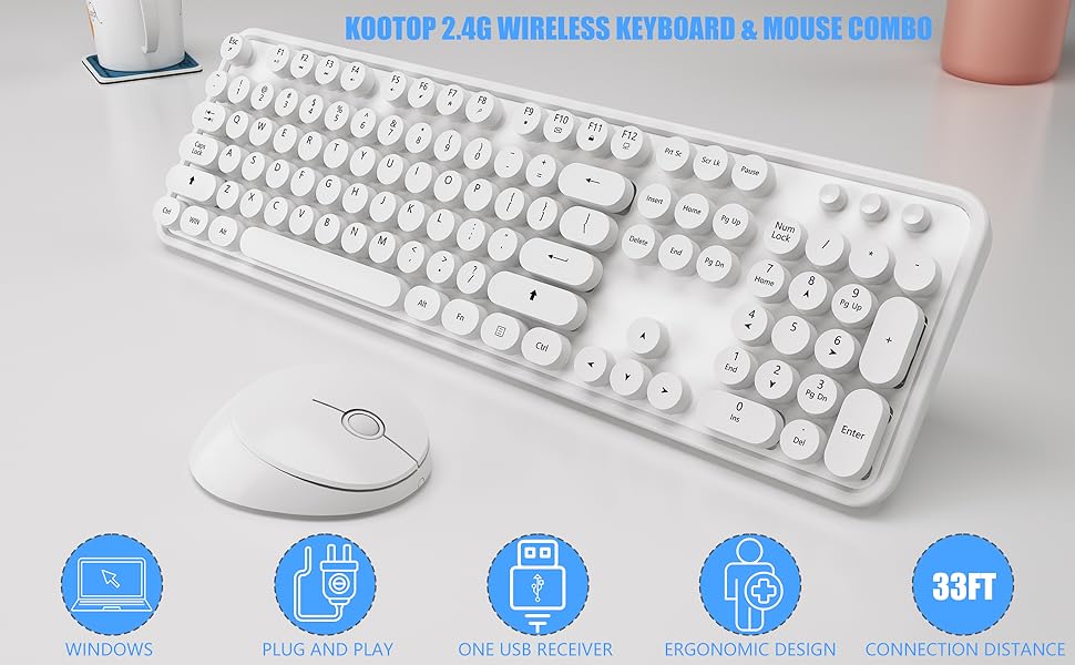 white keyboard