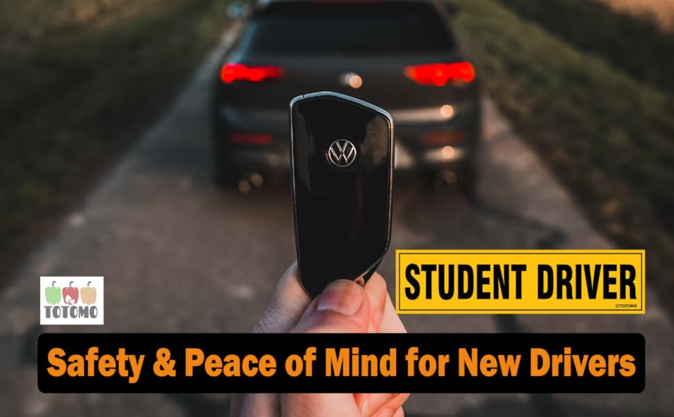 TOTOMO Student Driver Magnet & Sticker A+ page first image.