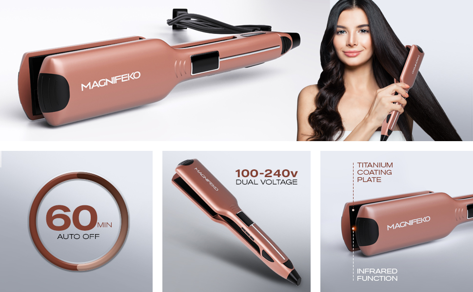 ceramic flat iron hair straightener