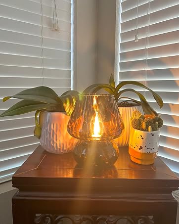 black mushroom lamp