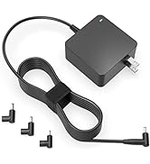 Superer 65W Laptop Charger for ASUS VivoBook ZenBook, Chromebook | Round Tip Connector, Charging ...