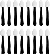 BWESOO 100 Pcs Small Eyeshadow Applicators Eye Shadow Sponge Applicator Sticks Eye Makeup Applica...