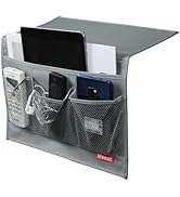 Meeall Bedside Storage Organizer with Pockets, Bedside Caddy, Table Cabinet Storage Organizer, TV...