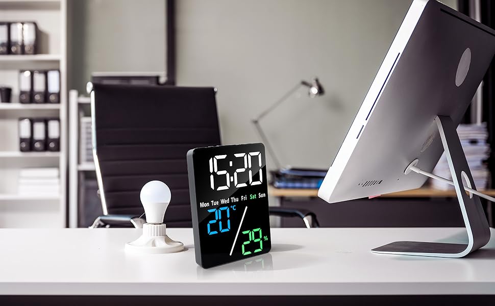 digital alarm clock desk