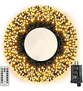 Ollny Christmas Lights, 500LED 164FT Long Christmas Tree Lights with 8 Modes Remote Timer IP44 Wa...