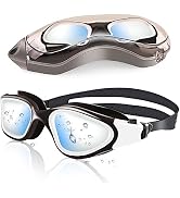 ORANZI Swim Goggles, Polarized Swimming Goggles Anti-Glare Anti-Fog Adult Youth