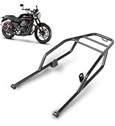 Motorcycle Rear Rack for V7 Stone Special Custom 2021 to 2024, Motorcycle Rear Cargo Carrier, Pow...