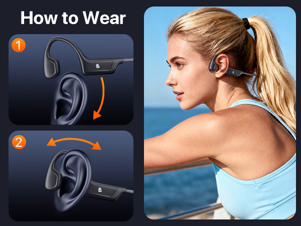 open-ear headphones open ear wireless headphones