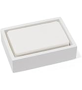 Yew Design - Matte White Square Soap Dish for Bathrooms and Kitchens