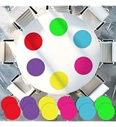 JarThenaAMCS 12PCS 11'' Colorful Large Dry Erase Dots Circles Spots Decals Waterproof Removable M...