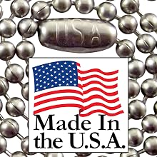 Tag-Z Ball Chain - Made in the USA