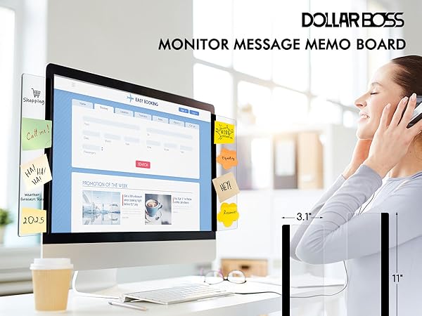 Monitor Memo Boards for Computers