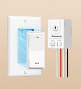 DEWENWILS Wireless Light Switch and Receiver Kit Remote Control Wall Switch | 1 Transmitter+1 Rec...