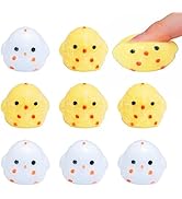 8Pcs Mini Chick Taba Squishy Toys, Kawaii Chick Squishies for Kids and Adults, Fufu Squishy Chick...