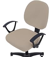 Smiry Stretch Jacquard Office Computer Chair Covers, Removable Washable Universal Desk Rotating C...