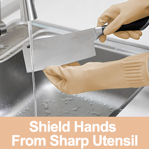 kitchen gloves, dishwashing tools, household cleaning gloves