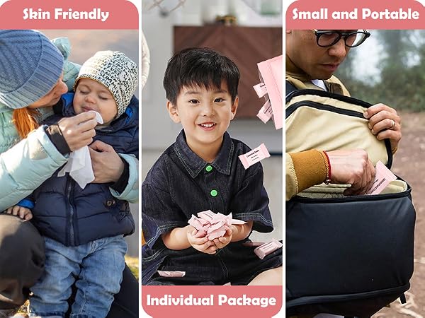 Skin Friendly Small and Portable Individual Package