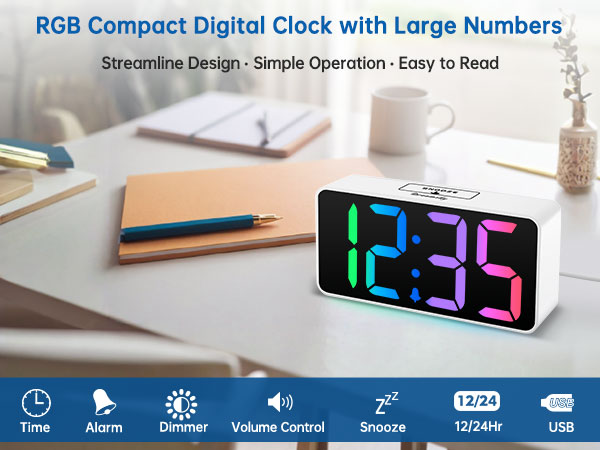 alarm clocks for bedrooms
