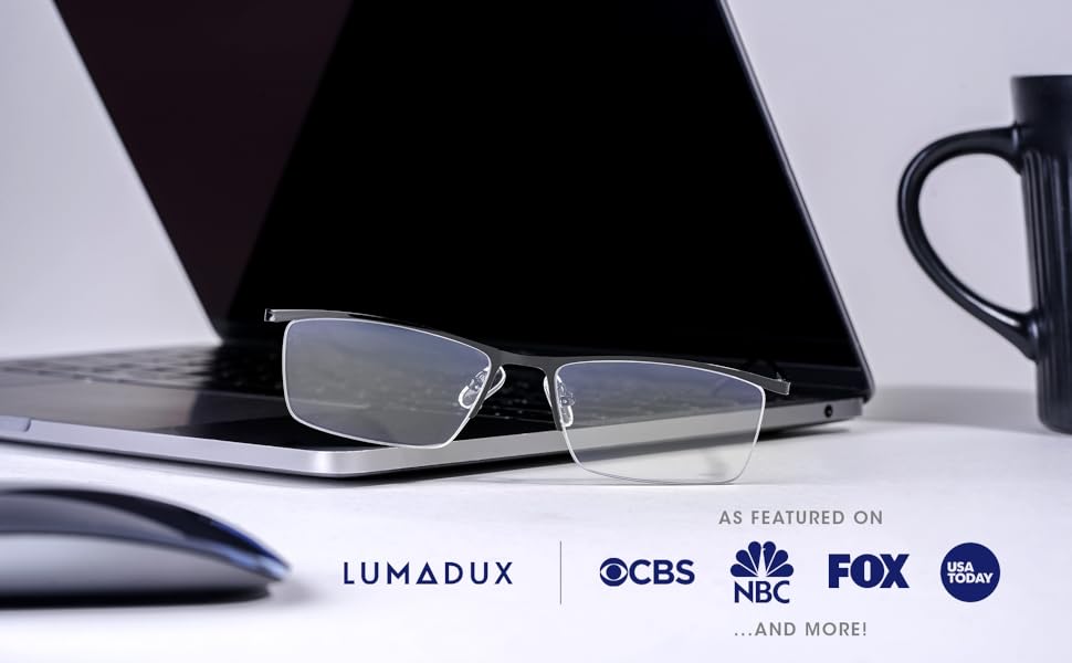 Lumadux Glasses featured on CBS, NBC, FOX, USA Today