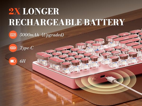 keyboard typewriter wireless