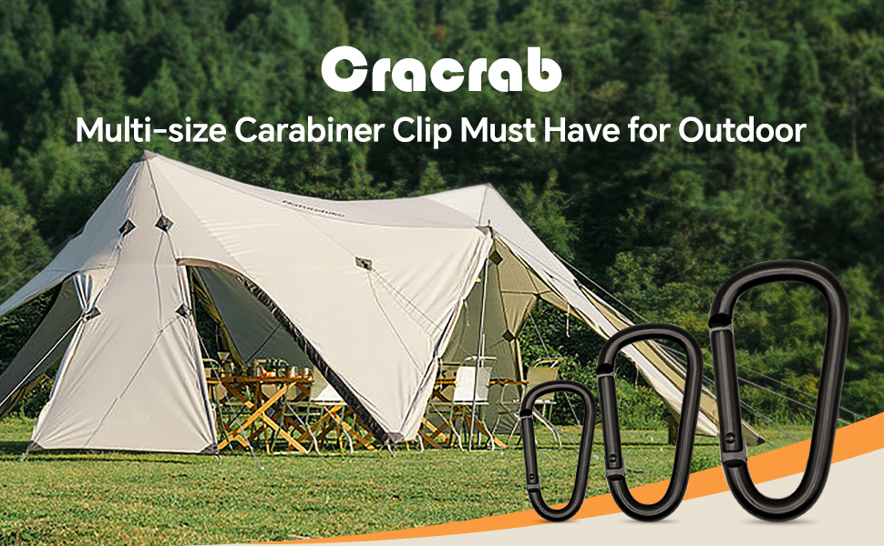 Multi-size Carabiner Clip Must Have for Outdoor