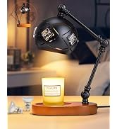Candle Warmer Lamp, Electric Candle Lamp with Timer, Adjustable Dimmable Wax Melts Warmer for Sce...