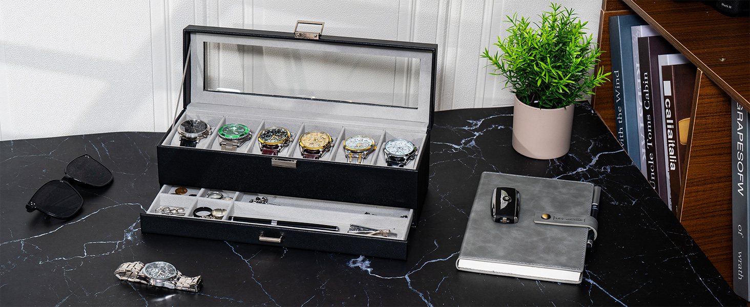 Watch Box with Drawer