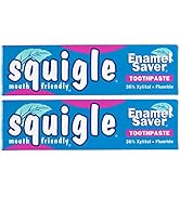 Squigle Enamel Saver Toothpaste (Canker Sore Prevention & Treatment) Prevents Cavities, Perioral ...