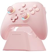 Machenike G3V2 Bluetooth Controller for Pc/Switch/Ios/Android, Hall Effect Joysticks, RGB Lightin...