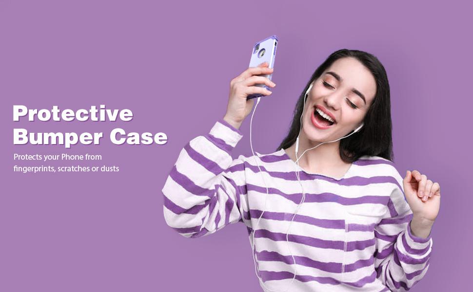 iPhone SE 2020 Case with tempered glass screen protector