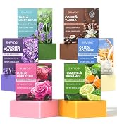 SHVYOG Natural Soap Bar Gift Set, 6PCS Soap Mothers Day Gifts for Mom, with Organic Ingredients &...