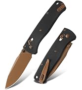 VIRENKNIFE Folding Pocket Knife,Lightweight Pocket Knife 2.95'' 14C28N Steel Blade G10 Handle Sma...