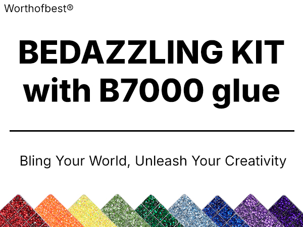 worthofbest title rhinestone kit