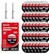 EZARC 1-1/2 Cut Off Wheels, 1.5" x 1/8" Fiberglass Reinforced Rotary Tool Cutting Disc Accessorie...