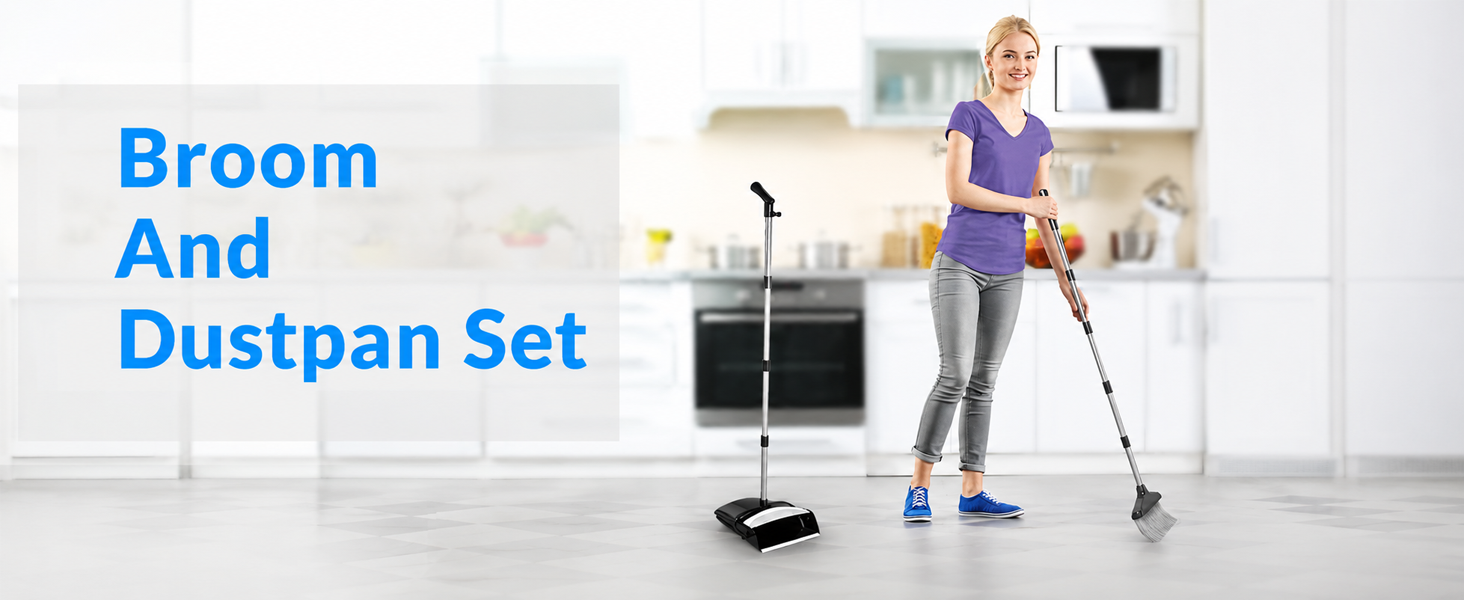 broom and dustpan set