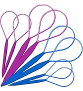 Teenitor Tail Hair Loop Styling Tool, Large + Small Hair Pull Through Tool Hair Accessories for W...
