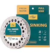 SF Full Sinking Fly Fishing Line Weight Forward Taper Fly Line for Freshwater WF4 5 6 7 8 9S 90FT...
