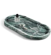 Koville Norway Natural Marble Tray, 12"x6" Vanity Decorative Tray for Countertop Organizer, Catch...
