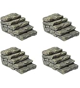 ZhangyiHot 4 PCS Miniature Stone Steps Artificial Decor Craft Home Fairy Garden Flower Pot Miniat...