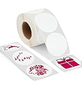 OFFNOVA 2.25” x 2.25” Thermal Direct Labels, Roll of 500 Sheets Personalized Sticker Labels, Ther...