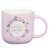 Christian Art Gifts Inspirational Scripture Ceramic Coffee & Tea Mug for Women: He Who Promised